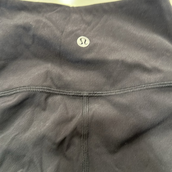 Lululemon wunder under leggings, full length, partial faux leather - Picture 3 of 3